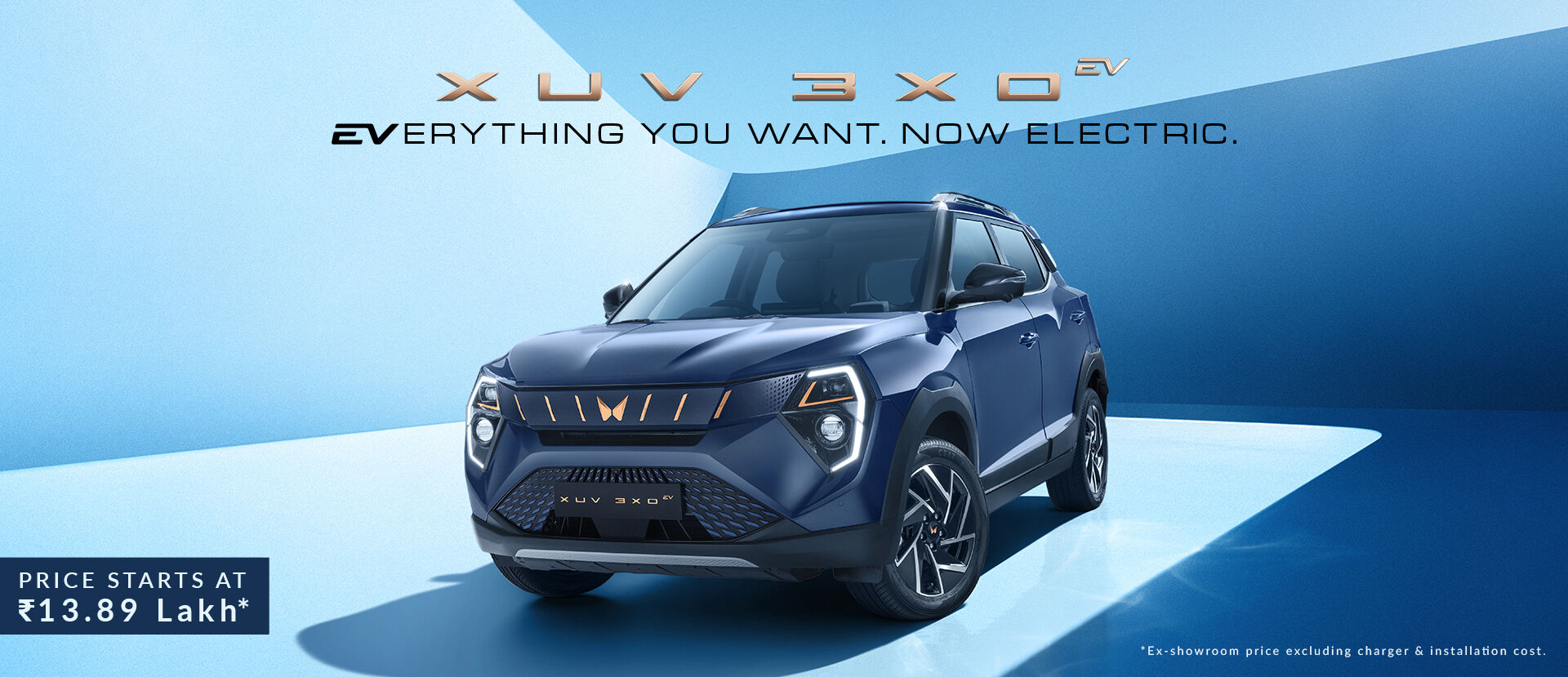 Mahindra XUV 3XO EV Banner Image