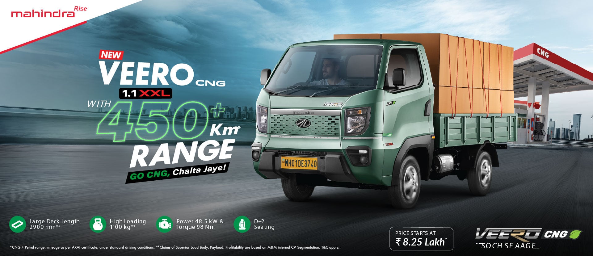 Mahindra Veero LCV White
