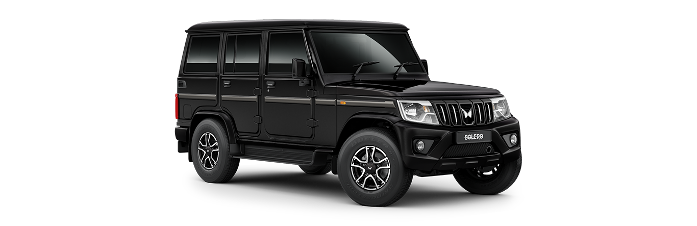 Mahindra Bolero in stylish Stealth Black colour